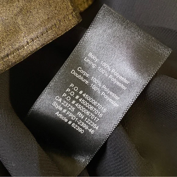 Aritzia Babaton Gold Metallic Tank Top S - Picture 7 of 7